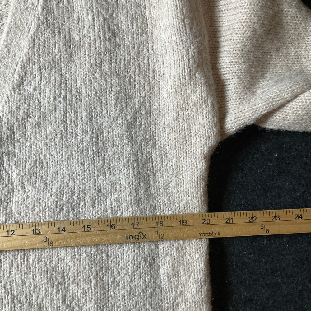 Gap Cardigan Sweater Women XS Beige Wool Blend Oversized Classic Minimalist Boho - Picture 5 of 9